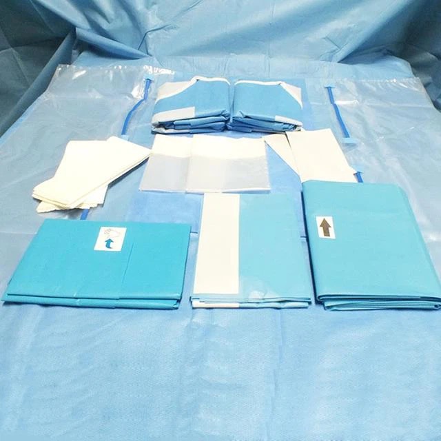 Kit de chirurgie cardiovasculaire jetable à usage médical 