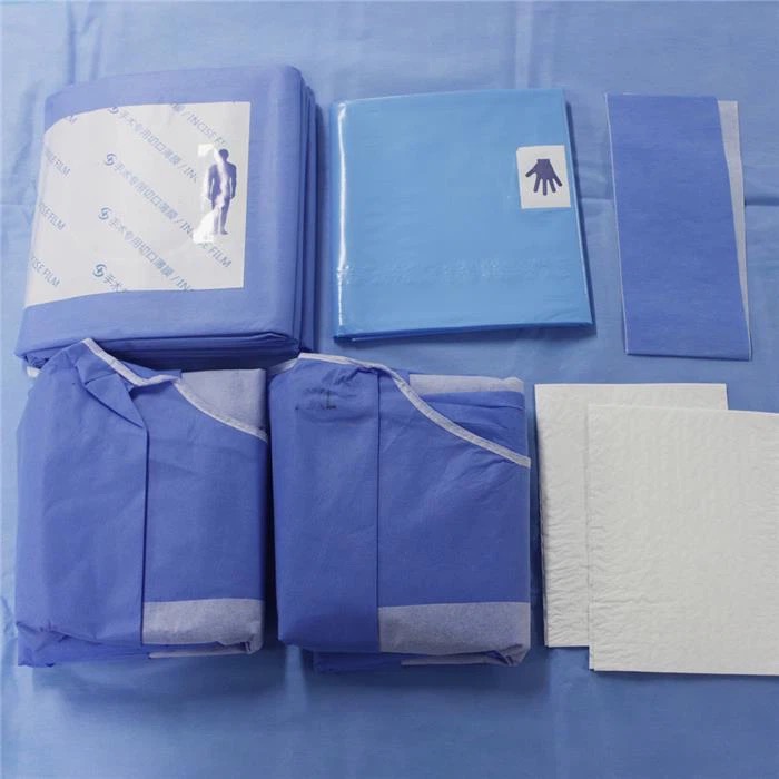 Kit chirurgical d'angiographie jetable à usage médical 